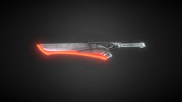 Futuristic Sword weapon, sci-fi, futuristic, sword, war