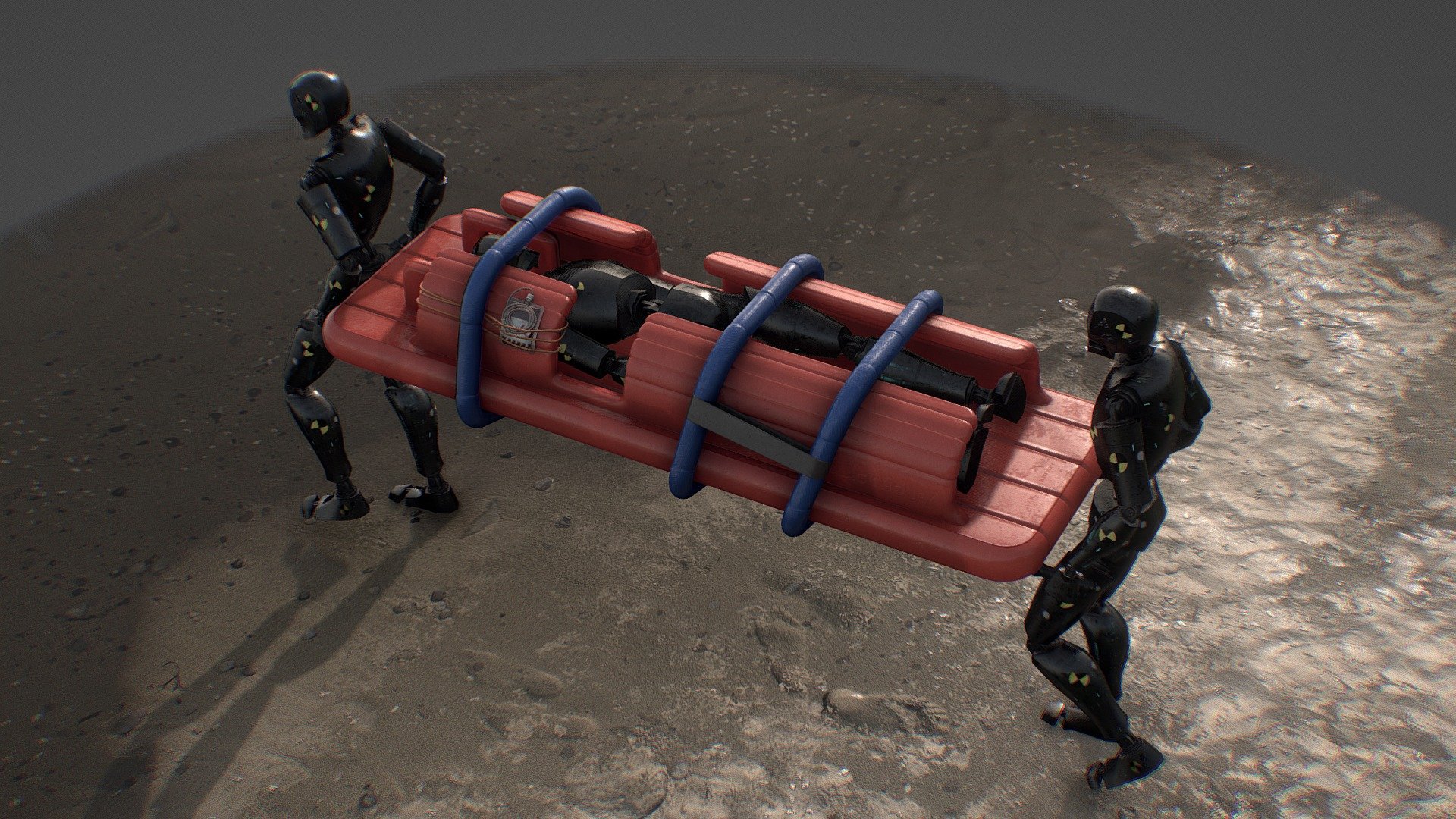 Covert Operation Version
https://sketchfab.com/3d-models/covert-operation-emergency-stretcher-42d7c1b6fba54aca933ee33198bb30f5

Drag and Drop and you are good to go. 4k Textures.

Check my profile for free models https://sketchfab.com/re1monsen If you enjoy my work please consider supporting me I have many affordable models in the shop. Smash that follow!

Feel free to contact me. I’d love yo hear from you.

Thanks! - Emergency Stretcher - Download Free 3D model by re1monsen 3d model