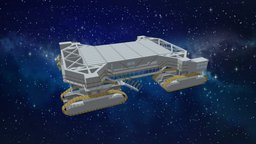 NASA Crawler Transporter shuttle, nasa, atlas, crawler, rocket, transporation, space