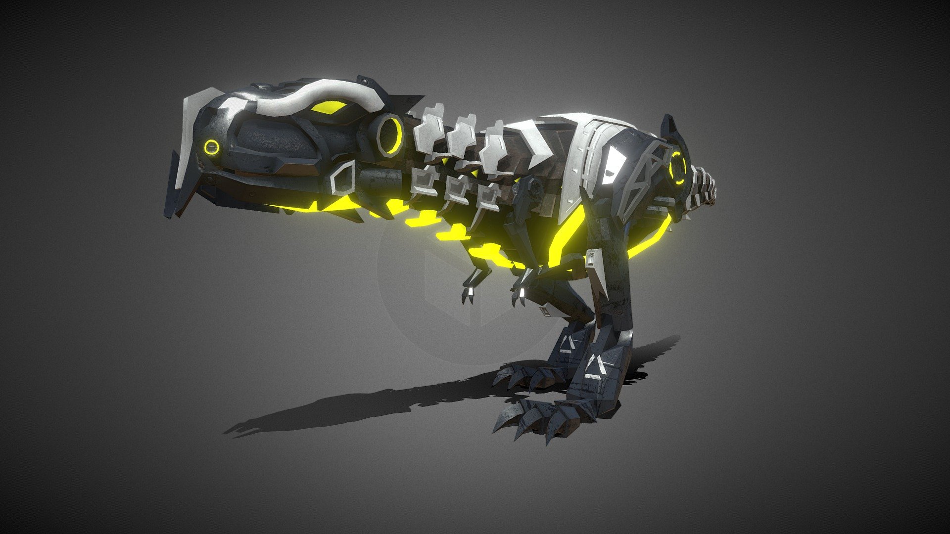 This is just a quick redesign of the old model that I created. The old version of this T Rex is also posted here on Sketchfab.

https://www.artstation.com/jeromeangeles - T-Rex (Walk Cycle, Run Cycle, Idle) WIP - Buy Royalty Free 3D model by Jerome Angeles (@jeromeangeles) 3d model
