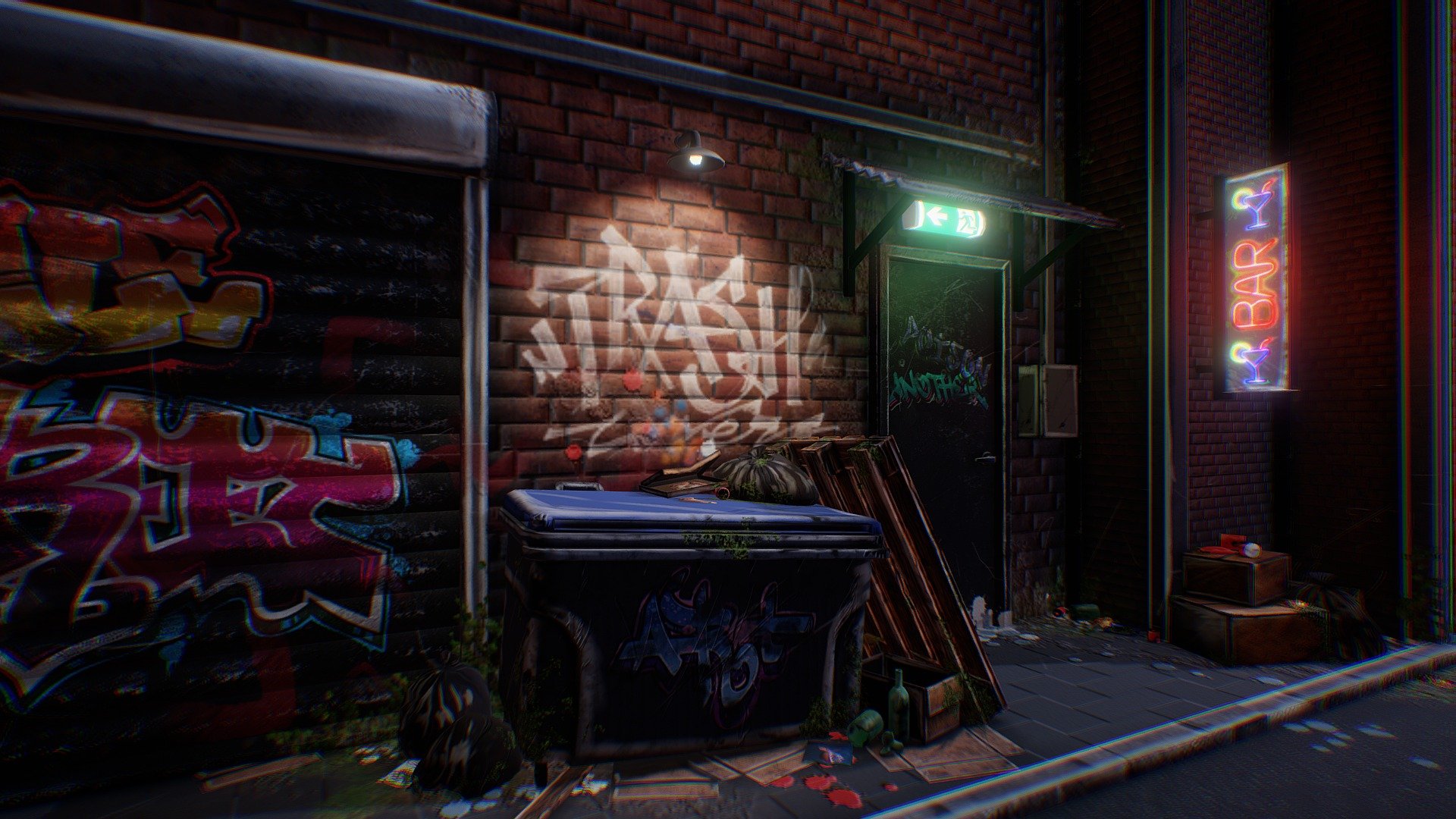 Dirty Street stylized 

Modelign with Maya
Texturing with Substance Painter - Dirty Street - 3D model by Melissa Descubes (@Melissadescubes) 3d model