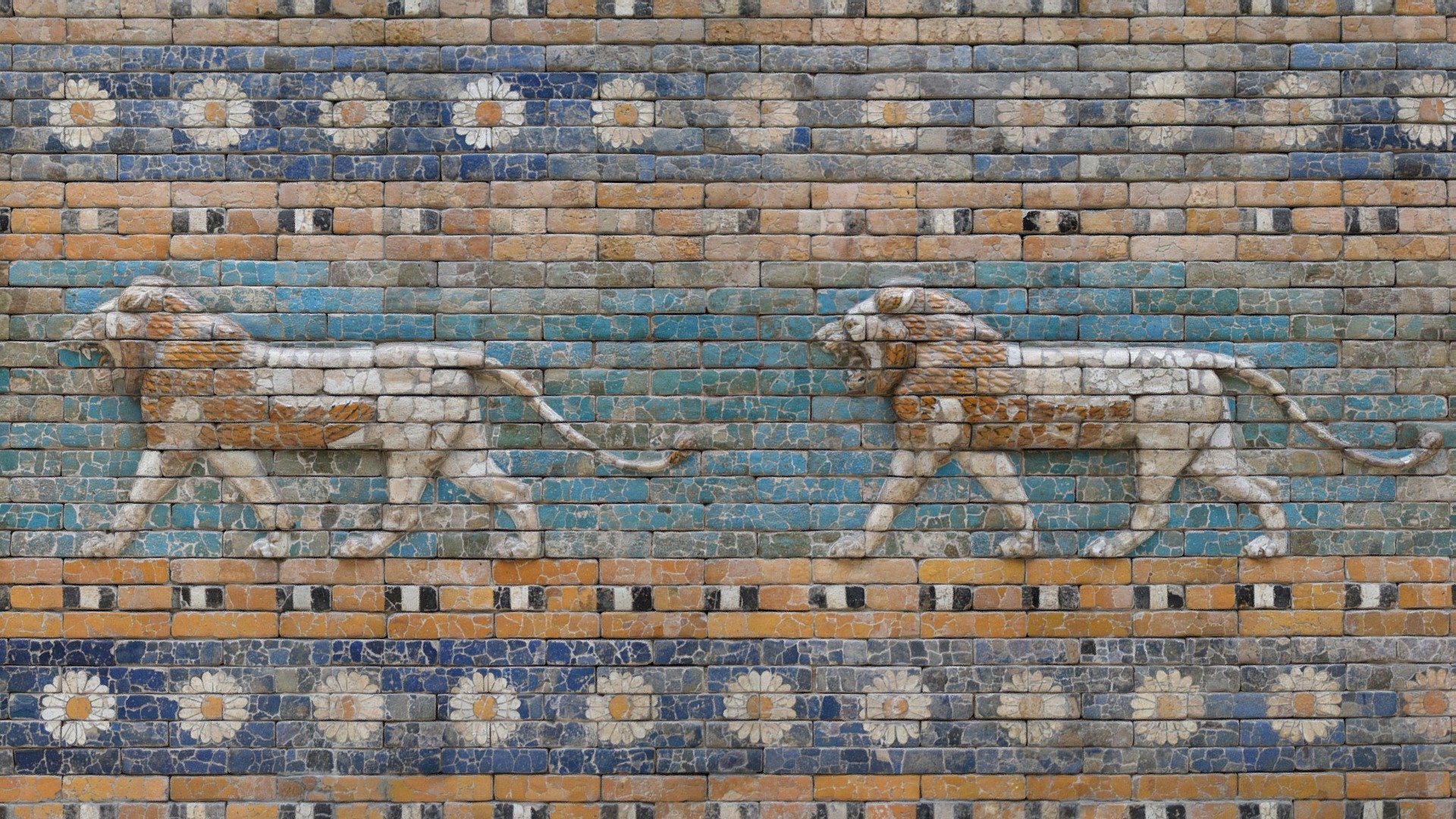 Striding lions from the Processional Way in Babylon

Pergamon Museum, Berlin - Striding lions (Processional Way, Babylon) - Buy Royalty Free 3D model by egiptologo91 3d model