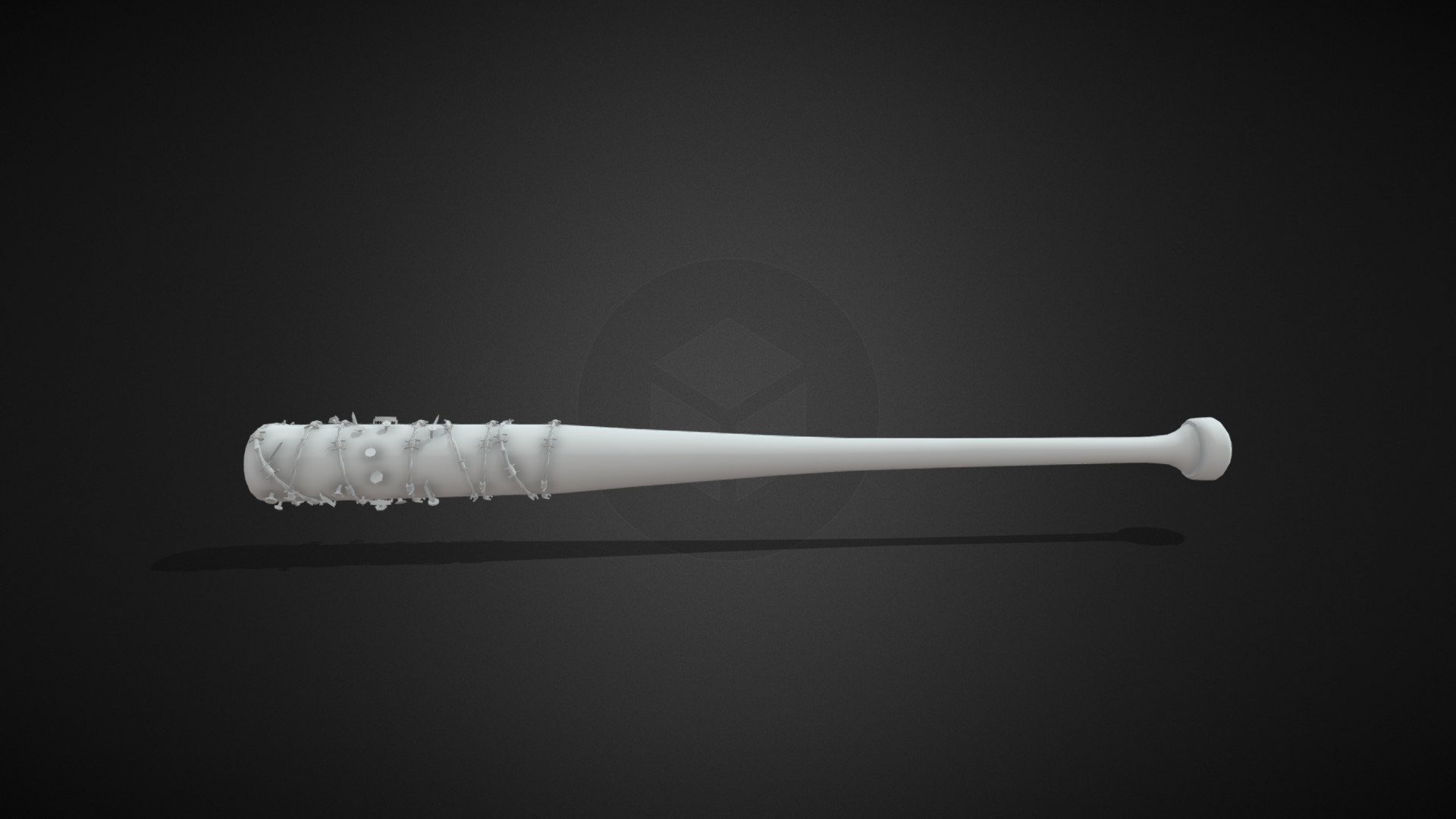 A weaponized post-apocalyptic baseball-bat inspired by the fallout franchise 3d model