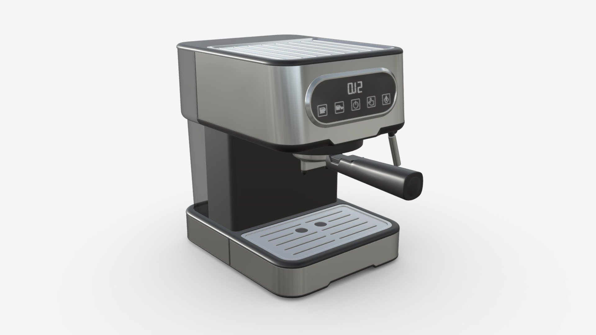 Espresso coffee machine - Buy Royalty Free 3D model by HQ3DMOD (@AivisAstics) 3d model