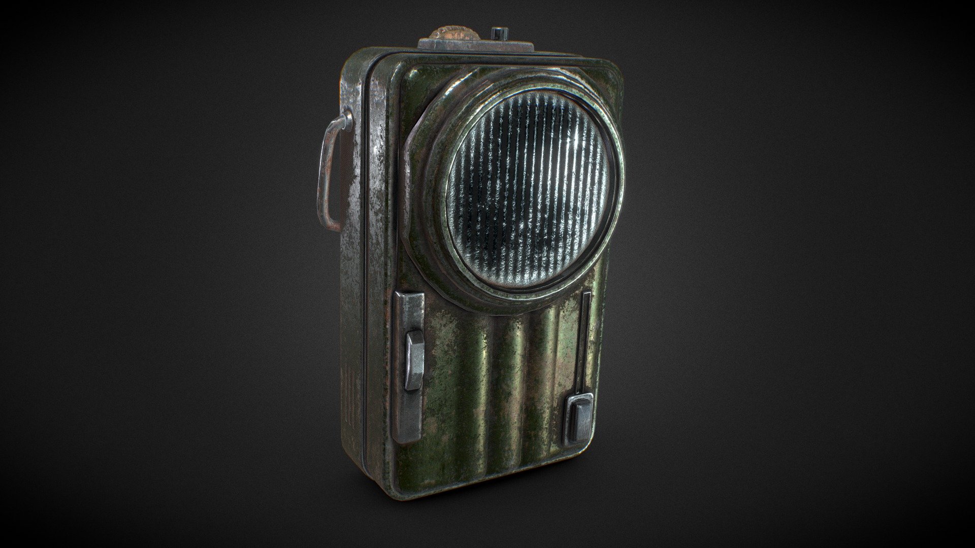 A Military Pocket Lantern I made in blender, using the High poly / Low Poly workflow. I later textured it in Substance painter :)

The model was based off from an image that dates back to USSR times 3d model