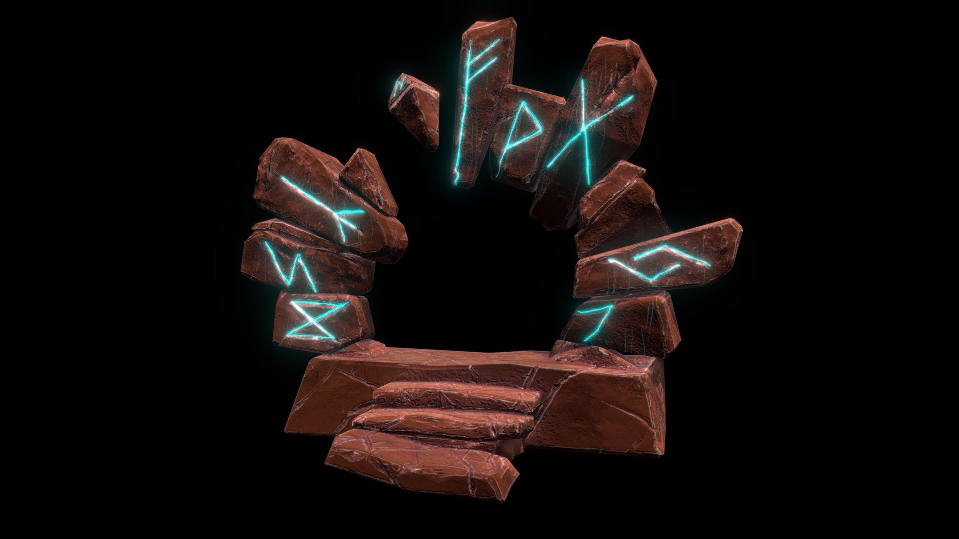 The Rune Portal My First Work! - Rune Portal - 3D model by uevalentsov 3d model