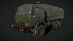 Kamaz 43114 wheel, rim, truck, tire, soldier, army, russian, general, offroad, utility, kamaz, military-vehicle, blender, military, 43114