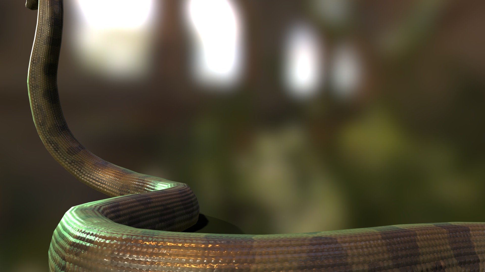 Anaconda - 3D model by Miguelangelo Rosario (@miguelangelo2k) 3d model