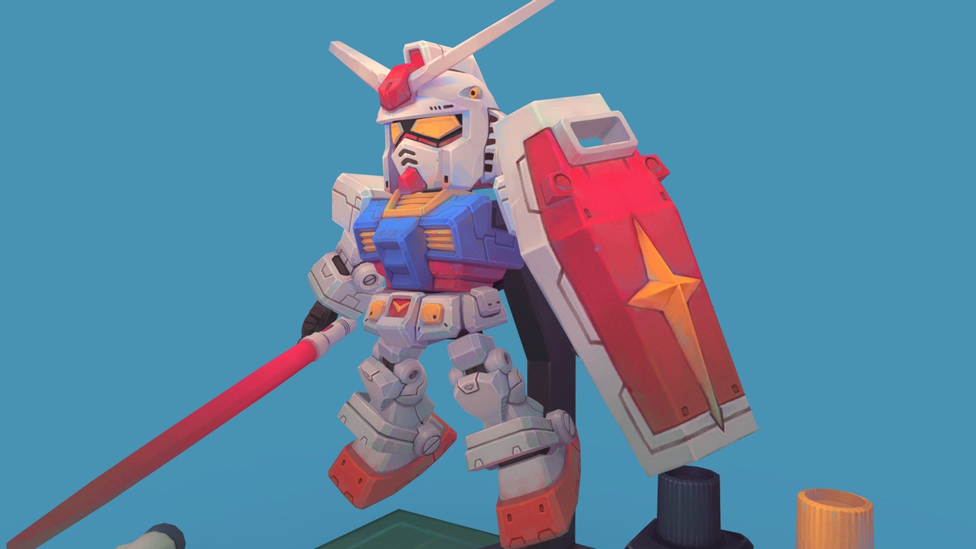 RX-78-2
The personal practice and research that started last month, I finally finished him during the holiday of the Dragon Boat Festival a few days ago! 🍻🍻🍻
Hope you like him~
https://www.artstation.com/artwork/XnBmrn - RX-78-2 - 3D model by a xiang (@axiang94) 3d model