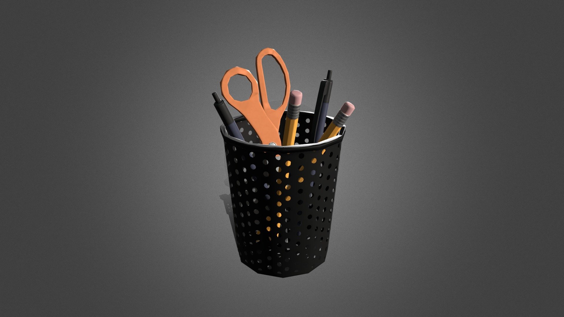 A low poly and simple style game asset 3d model