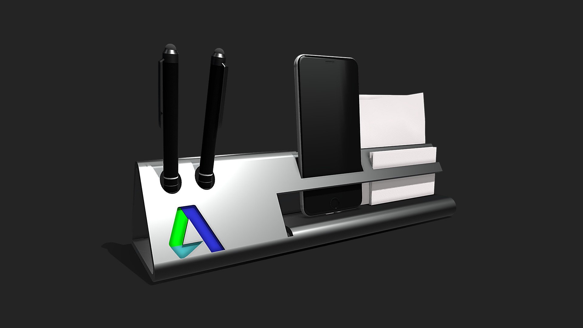 This is a model of a desk organiser I had made while interning at autodesk. It is made using the sheet metal mode in fusion 360. For full project details check&hellip;https://www.behance.net/gallery/58939299/Autodesk-Desk-Organiser-3D-Model - Desk Organiser - Download Free 3D model by INDRO DESIGNS (@indro1997) 3d model