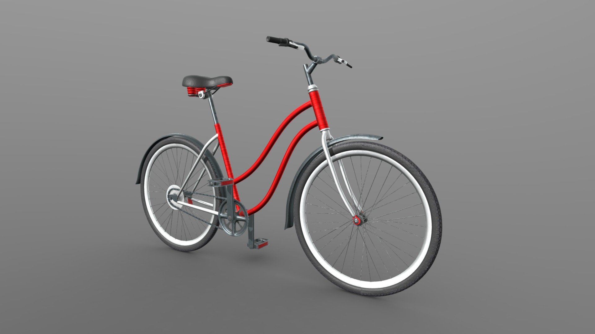 Bicycle - Game Ready only 30 K polys 
Modern and VIntage

PBR Textures
- Diffuse
- Normal
- Roughness
- Metallic
- Ambient Occlusion

2048 x 2048 Resolution

included Substance Painter File for color customization

Low File Size Not Ngons

If you need something, its a pleasure to help! Thanks for your purchase 3d model