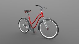 Bicycle bike, bicycle, bycicle, motor, cycling, bicicleta, ue, unity, vehicle, low, poly