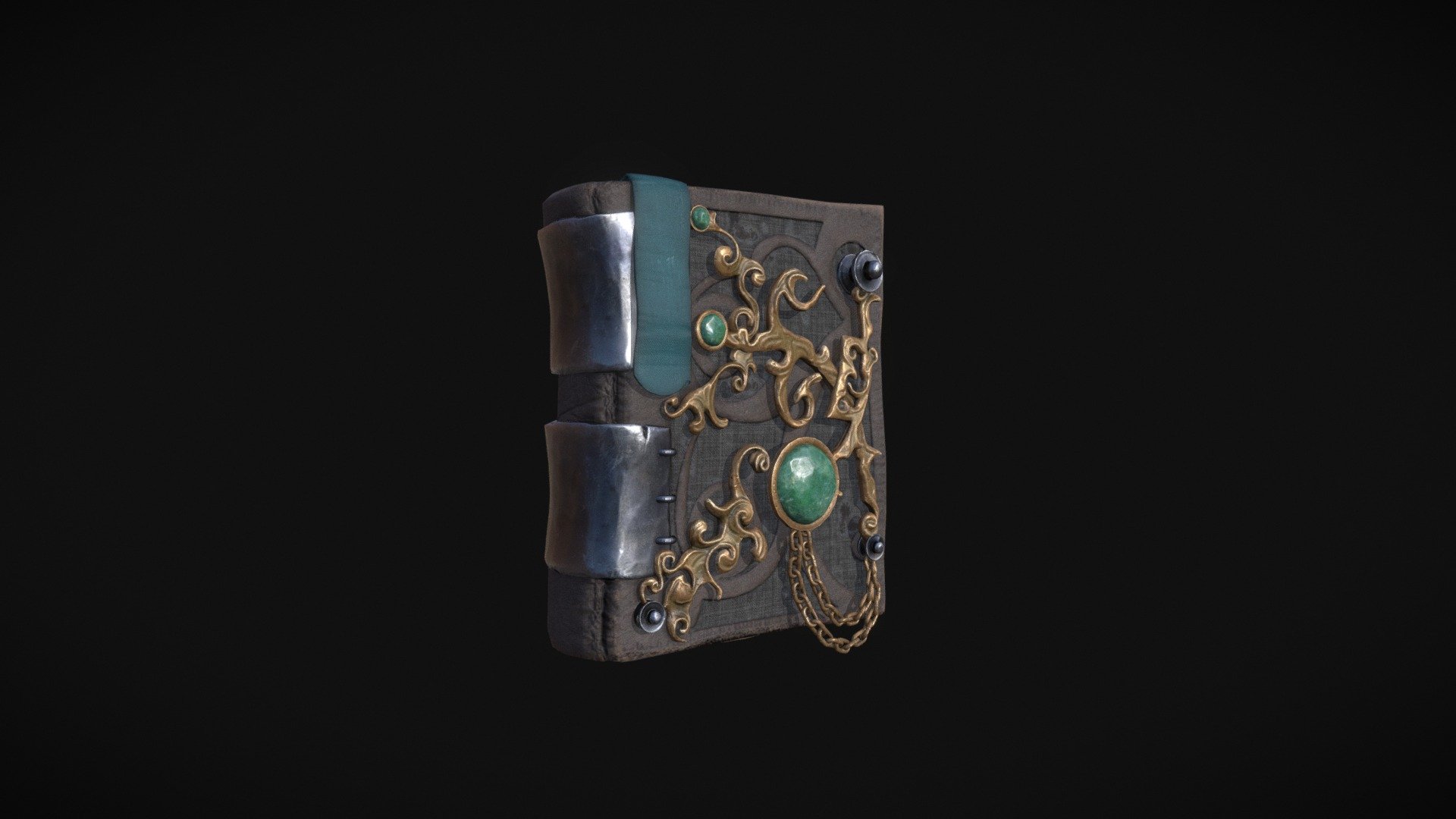 Stylized Book of Spells - Buy Royalty Free 3D model by andreapena 3d model