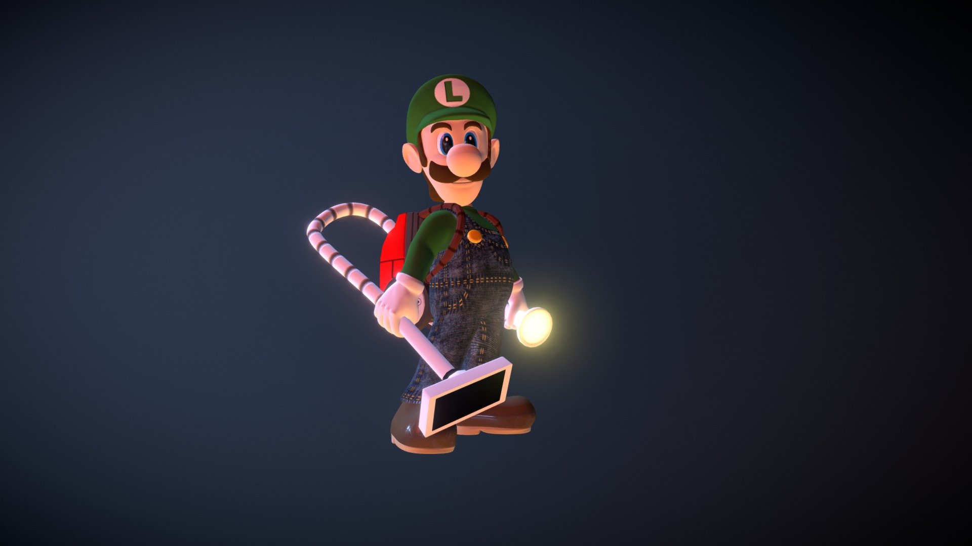 Luigi - 3D model by Jan (@jan_neves) 3d model