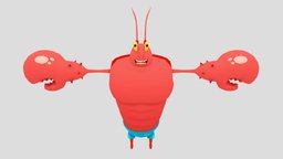 Bfbbr Larry the Lobster 