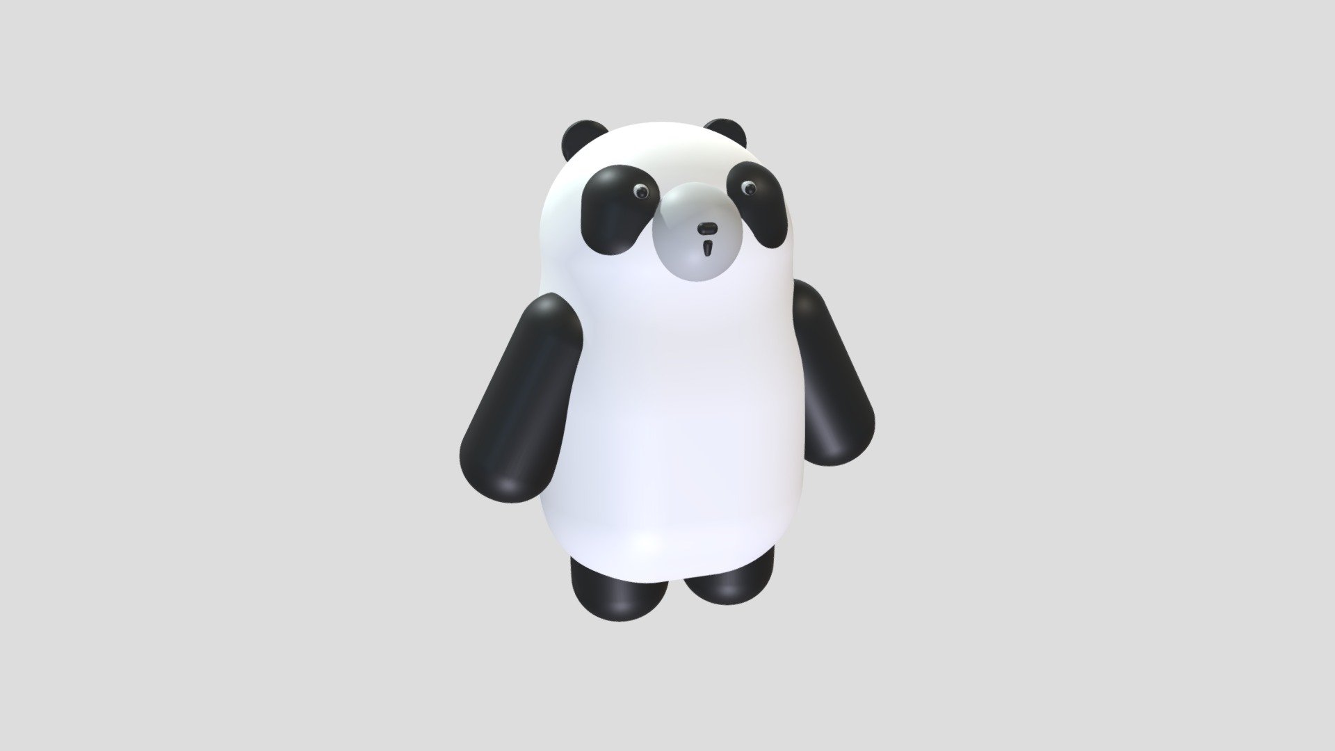 Lovely Panda 3D cute panda doll model 2022,black and white color, gltb tyle file,panda doll - Panda 3D model|cute panda doll model 2022 new - Download Free 3D model by Spark AR (@howvfx.david) 3d model