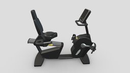Technogym Exercise Bike Recline Forma bike, room, cross, set, stepper, cycle, fitness, gym, equipment, collection, vr, ar, exercise, training, professional, machine, artist, fit, vario, forma, elliptical, recline, 3d, sport