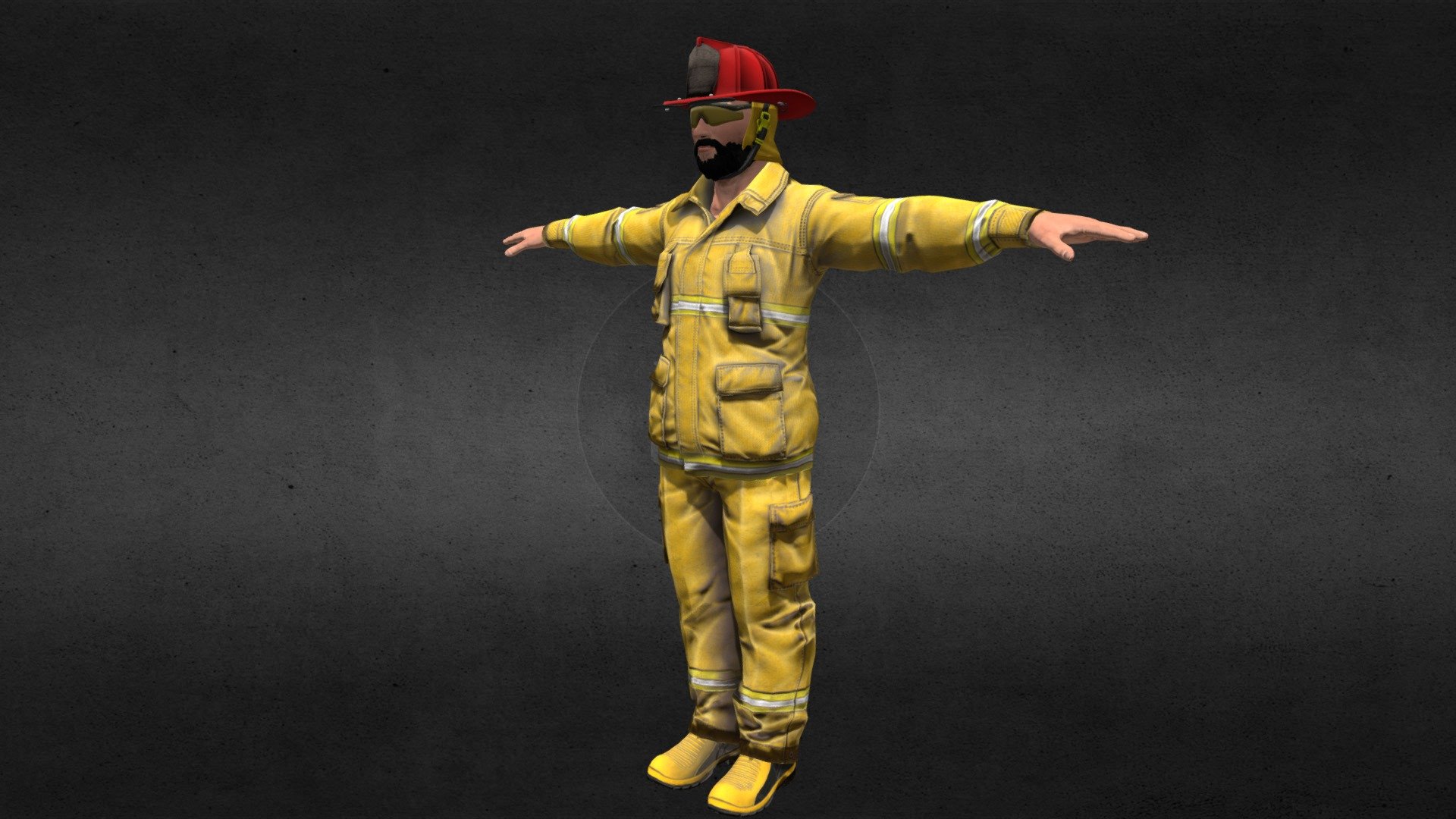 Fireman - Download Free 3D model by Tural 3D (@tural.behzad) 3d model