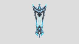 Skin_Ice_Guqin weapon-3dmodel, weapon, weapons