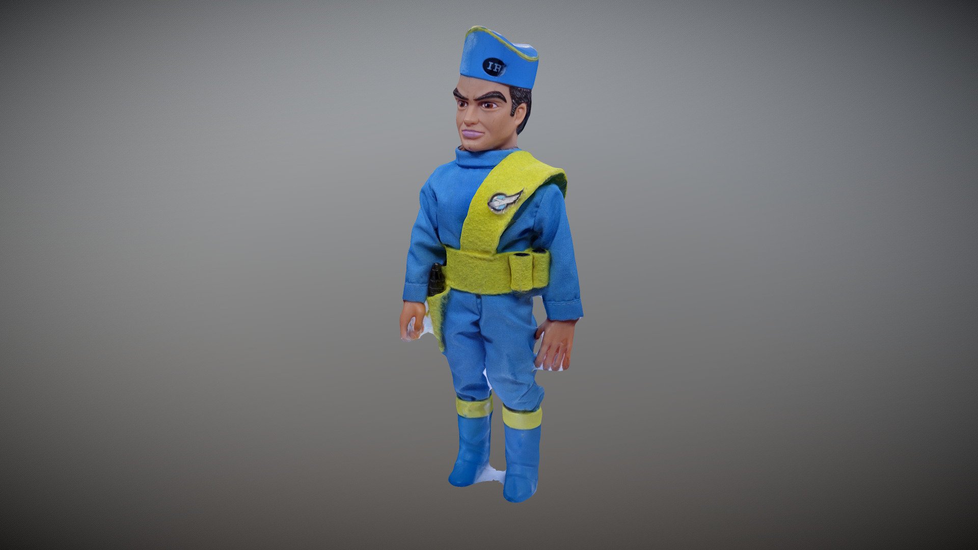 Created with Polycam - Thunderbirds Toy - 3D model by Michael Douglass (@drmdouglass) 3d model