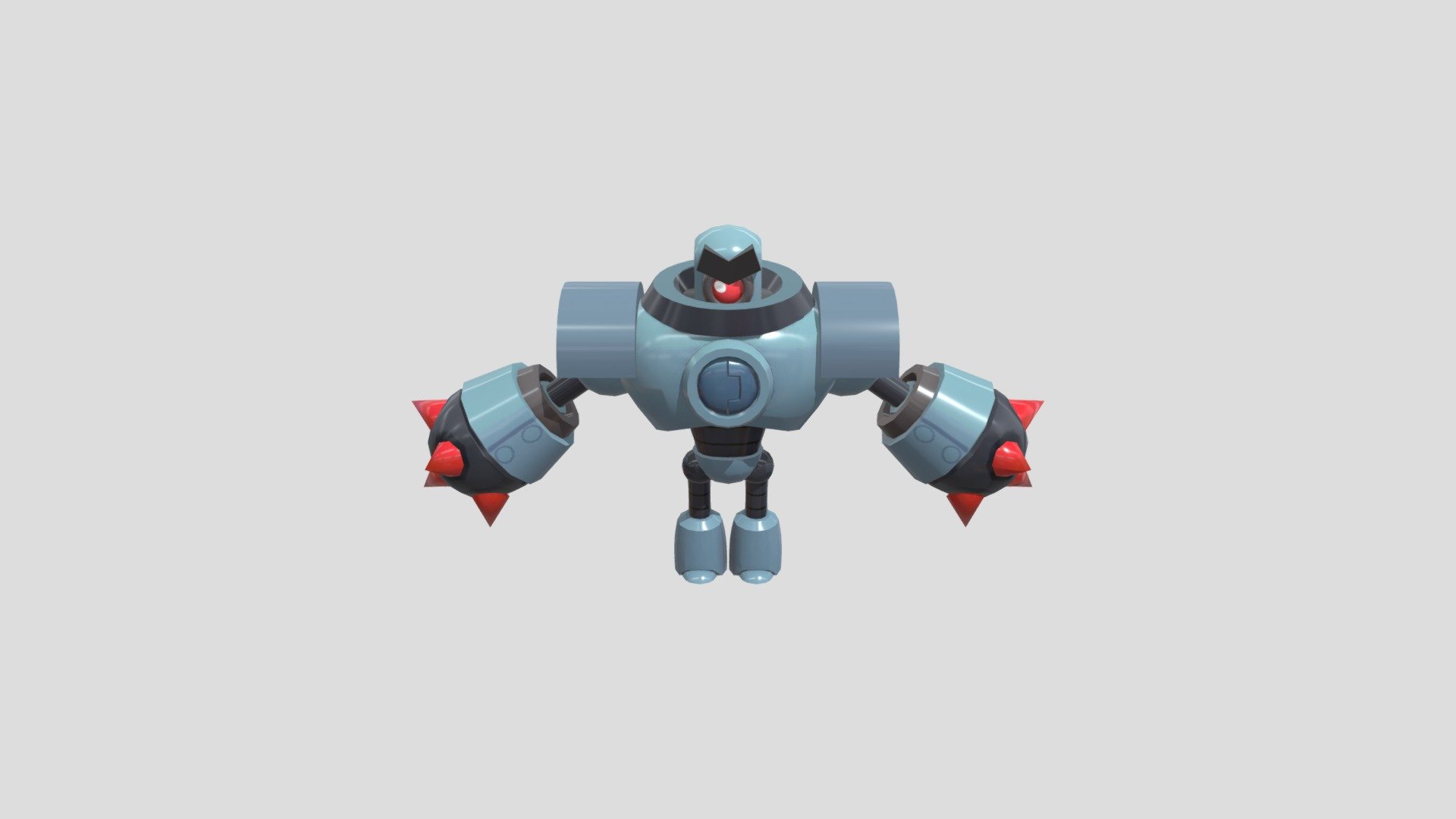 Can you beat the formidable Boss Robot? Join forces with two teammates and take down this monster. You can get back in the fight as long as at least one of your teammates is standing. If everyone falls, it's game over! Boss Fights increase in Challenge, from normal all the way to Insane, every time you manage to beat the Boss 3d model