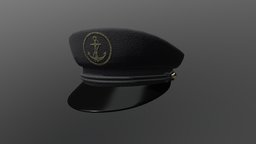 Cap_black hat, cap, captain