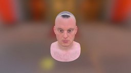 Male 3D Head scan 3d-scan, head, gameasset, gamecharacter, male
