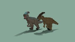 Parasaurolophus Dominion dinosaurs, jurassicworld, parasaurolophus, blockbench, minecraftmodels, minecraft, minecraftdinosaur, jurassicworlddominion, jwd