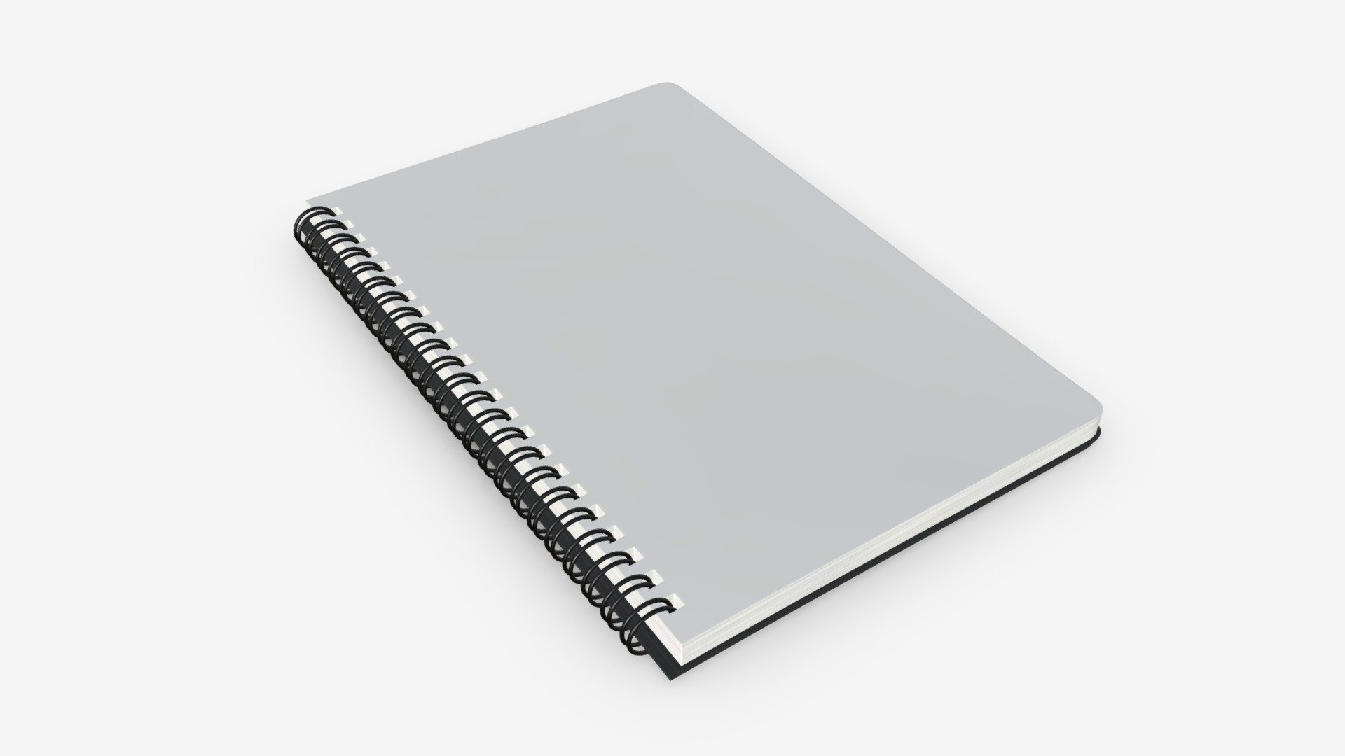 Spiral sketchbook A5 02 - Buy Royalty Free 3D model by HQ3DMOD (@AivisAstics) 3d model