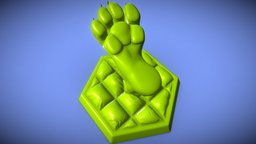Plantigrade Feet-Paws sculpt, 3dprintable, feet, anthro, 3d_print, canine, furry, blender-3d, paw, 3d-printable, anthromorphic, blender3d, feetpaws