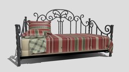 Day Bed wrought-iron, daybed, uv-unwrapped, noai