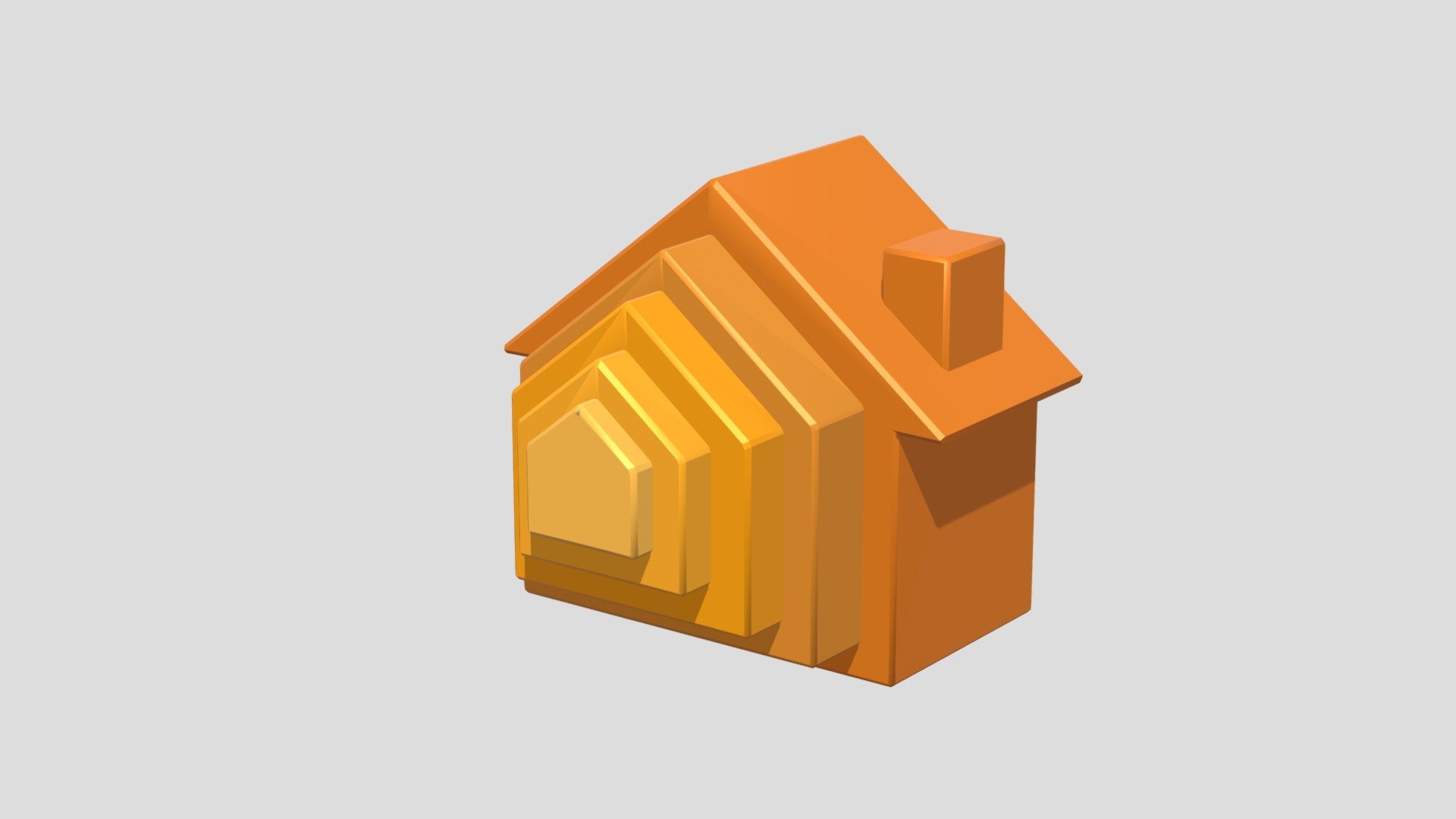 Home icon; Apple macOS - Buy Royalty Free 3D model by stPixel (@innasparrow) 3d model