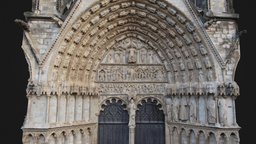 Cathédrale de Bourges cathedrale, medieval, portail, gothic, bourges, agisoft, photoscan, door