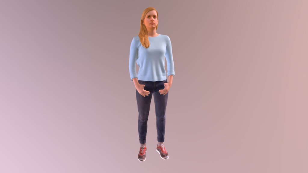 We took several pictures of Julia, processed them in a photogrammetry-software and 3d modeled the mesh 3d model