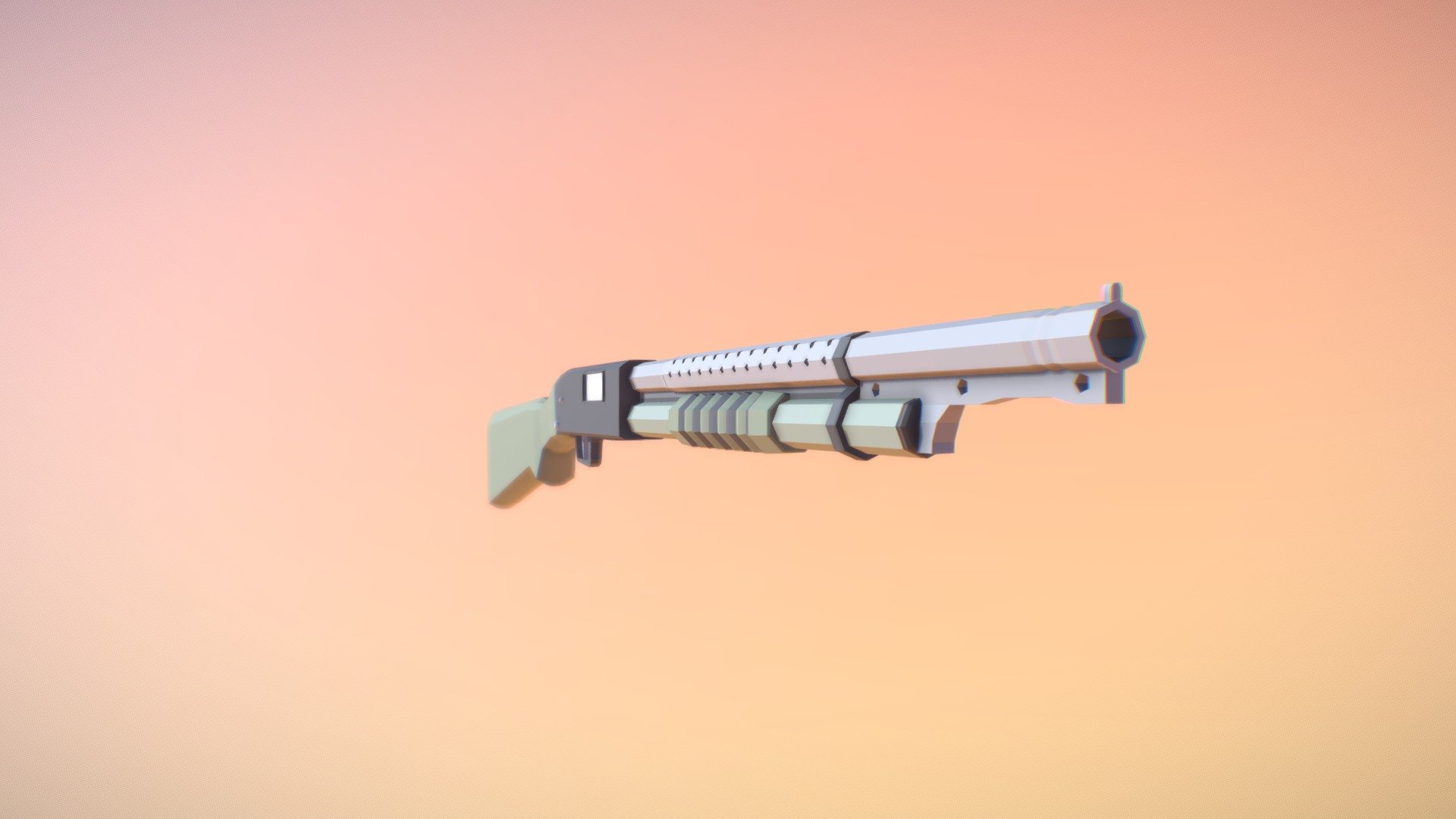 Its a redone version of an older model. Gun is inspired of a shotgun that im still trying to find the name for! - SG666 (WIP) - 3D model by TheLocalBogan (@Seth01Plays) 3d model