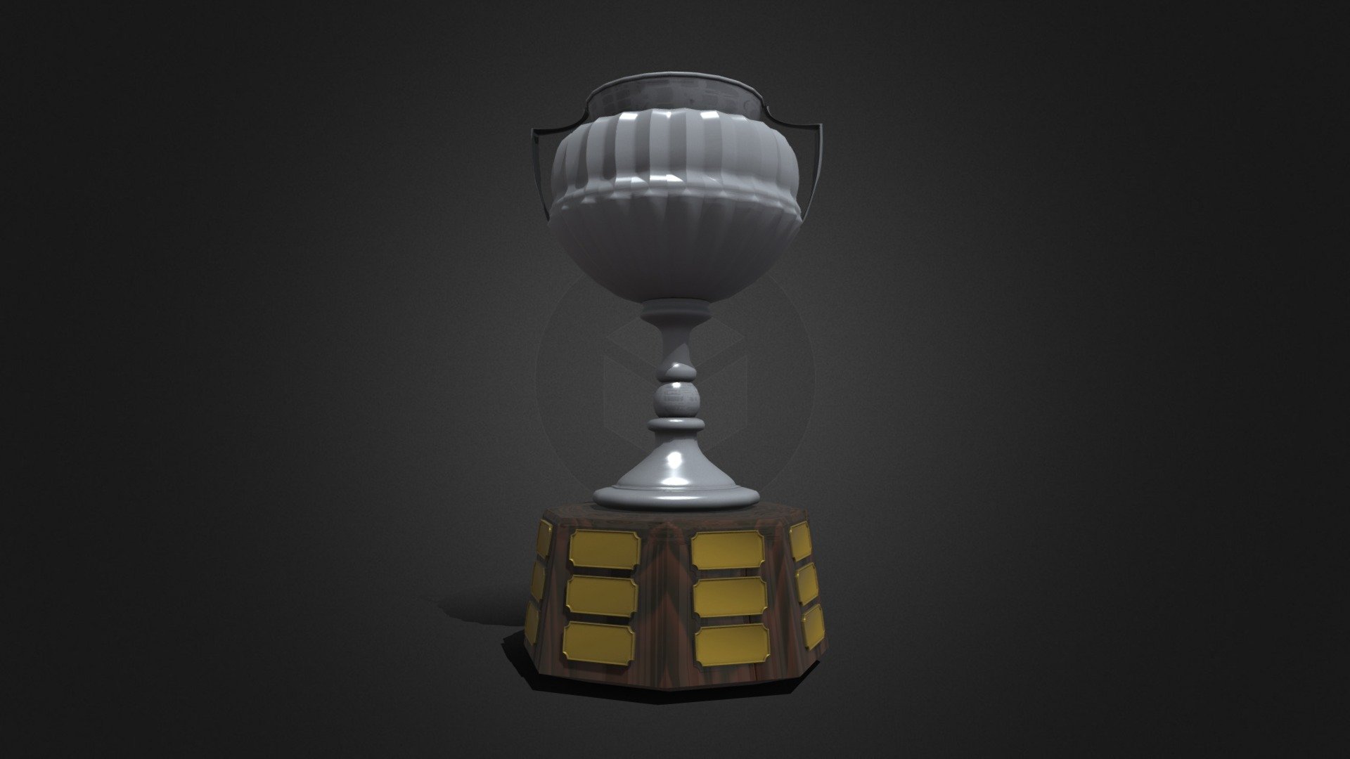 Football soccer cup inspired - Trophy 15 - Trophy Americas Cup - 3D model by jairofula 3d model