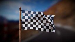 Racing Flag wind, flag, country, sign, wave, flap, car, race