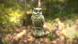 0001-05 Owl Light (High Poly)
