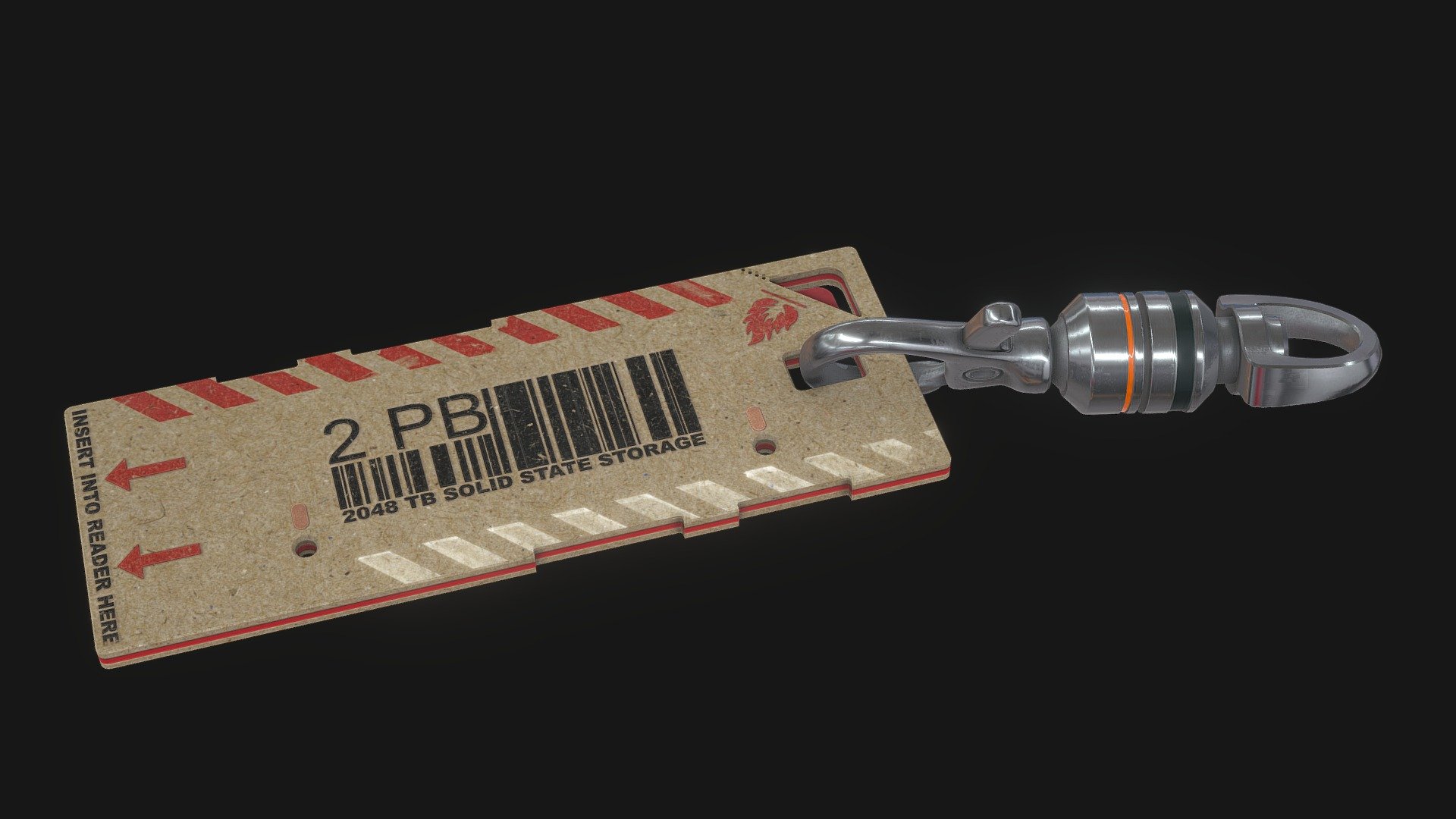 From the 2019 Film Ad Astra

This was a fun prop to work on, what started out as simple USB stick of sorts, developed into this disosable drive. The final design is based on pre-computer CIA burn bags, where agents would dispose of classified documents. To destroy the drive, a strike-anywhere corner can be struck on most rough surfaces.

See more design work I did for the film: https://alexjcunningham.com/Ad-Astra - Disposable Data Drive - Ad Astra (2019) - Download Free 3D model by AlexCunningham 3d model