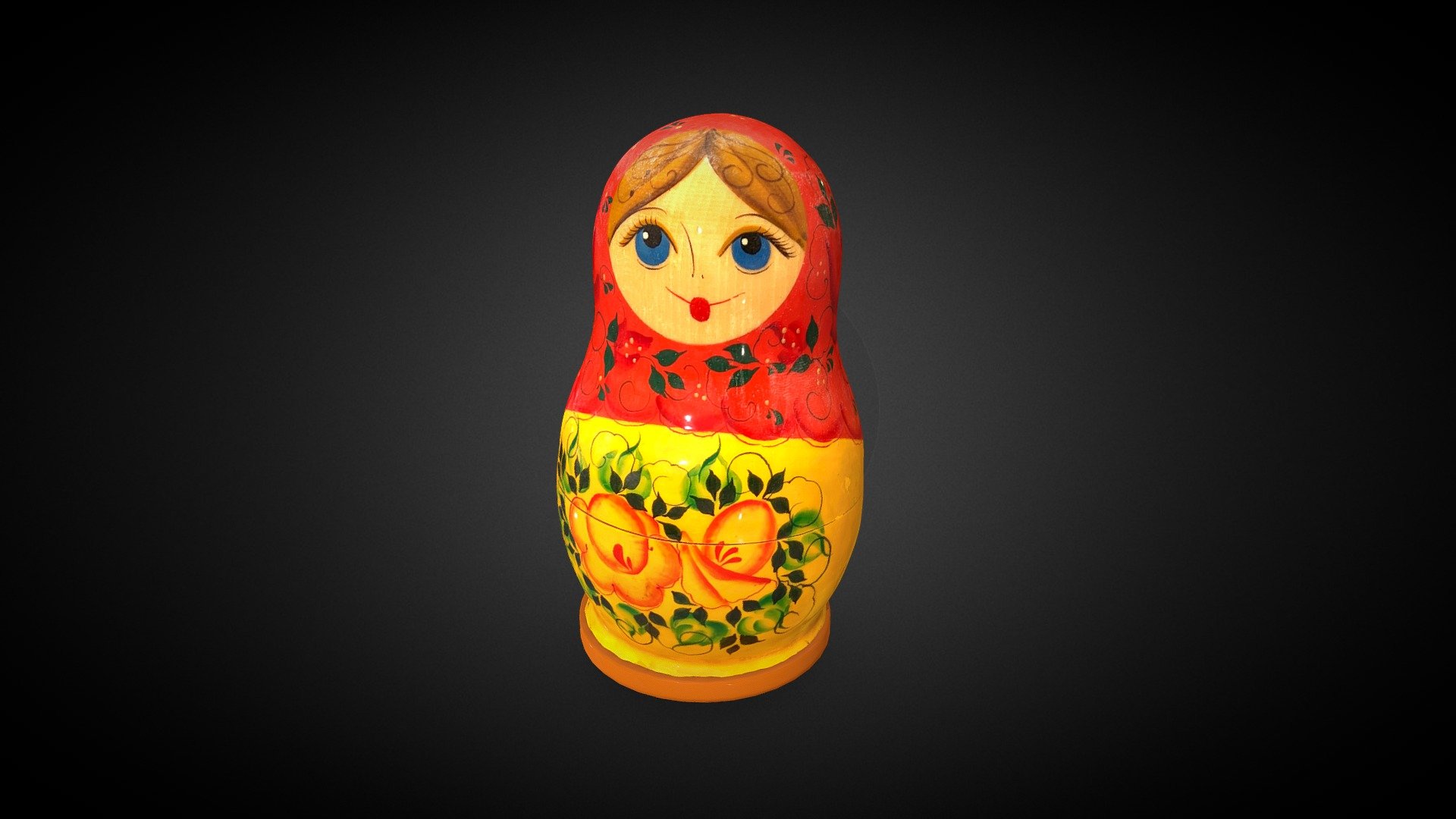 The Matryoshka is associated in Russia with family and fertility. Matryoshka dolls are a traditional representation of the mother carrying a child within her and can be seen as a representation of a chain of mothers carrying on the family legacy through the child in their womb.
Wikipedia - Matryoshka doll - Download Free 3D model by Moshe Caine (@mosheca) 3d model