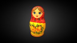 Matryoshka doll doll, russian, matryoshka