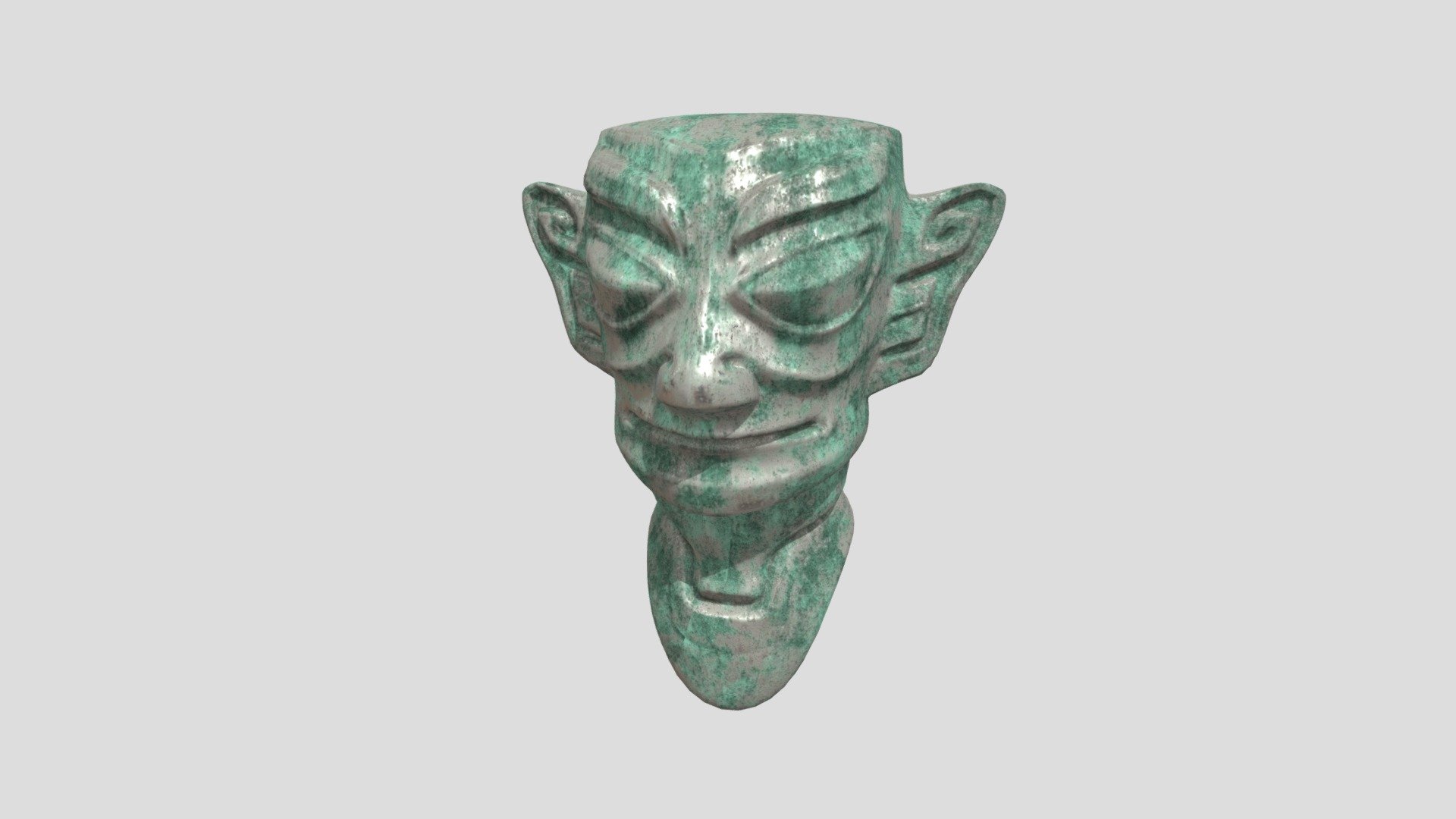 Sanxingdui Bronze &ldquo;Shang Bronze Man's Head