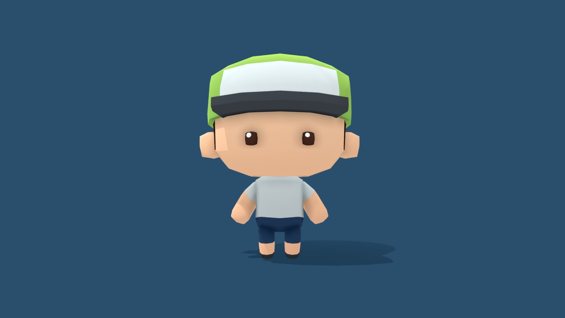 This lowpoly character is a demo of a series of stylized lowpoly characters (Mini Chibi Characters) that are ideal to build your game or prototype. This demo base character is intended to you to test and see if it fit your needs before you buy the other characters or packs derived from this basemesh.

This character is extremely light and can be used in both pc and mobile games. It uses a single texture file that is optimized and allows you to customize the colors according to your needs just by duplicating the material and adjusting the material offset.

*Check the additional zipped file when buying this pack to access the rigged character, props and textures.



-Rigged/Skinned

-Mecanim Ready

-Texture: 256px Diffuse





-Polycount:



Character:

Mini Chibi Kid |1.4k Tris





Animations

TPose

Walk

Run

Jump

Loose





Blendshapes

Eyes:

Blink

Happy

Angry

Sad - Mini Chibi Kid (Free Demo) - Download Free 3D model by joaobaltieri 3d model