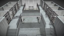 Prison(Game environment concept) prison, jail, map, place, prisoner, gaol, game, environment, calaboose