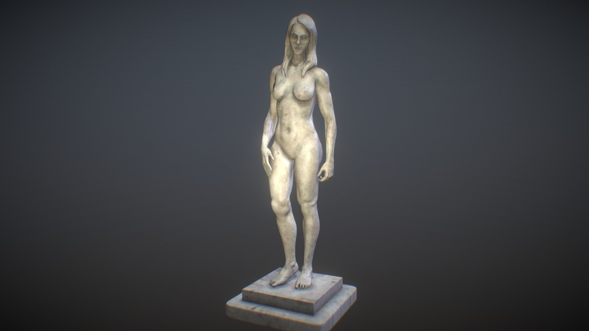 Female statue - 3D model by David RR (@david222) 3d model