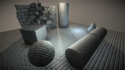 Brick Wall 2 | Texture Set (16)