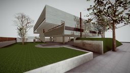 Paulo Mendes arquitetura, casa, paulo, mendes, 3d, butanta