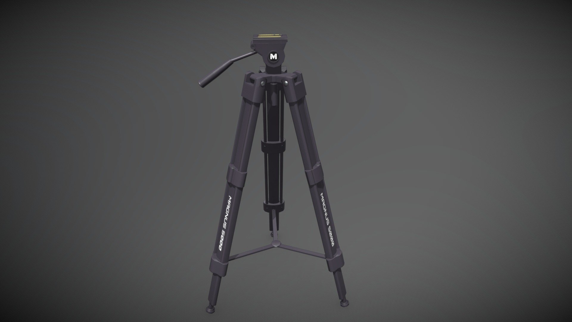 Tripod model with low poly modelled and textured in maya and substance - Tripod Final - Download Free 3D model by SasiDatla (@Sasi.Datla) 3d model