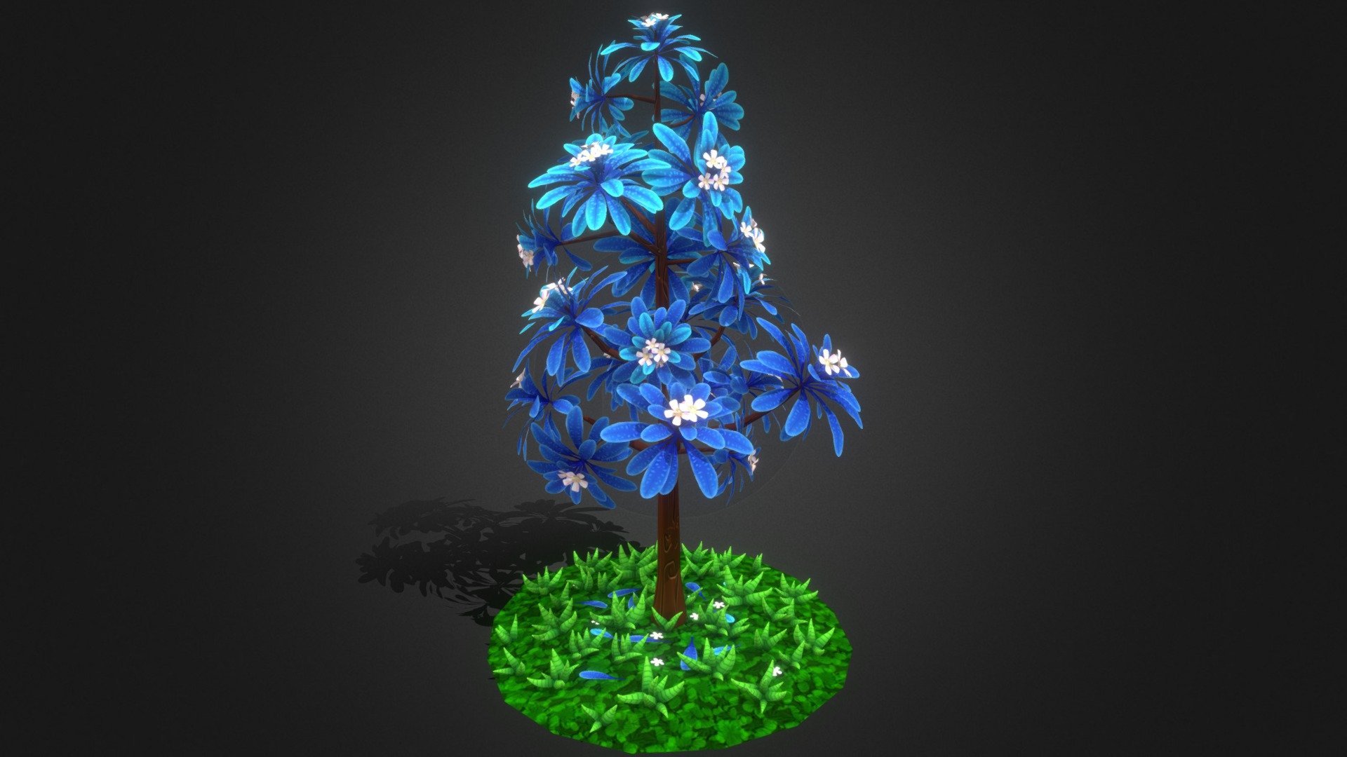 Used Blender &amp; Krita to create this sylized handpainted tree.
Hope you like it - Stylized Hand Painted Tree - Download Free 3D model by Satendra Saraswat (@satendra5286) 3d model